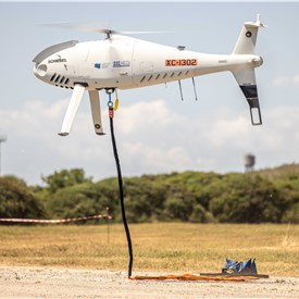 Image - Schiebel Camcopter S-100 Demos Cross-domain Logistics Capabilities During EDA's Inaugural OPEX Campaign