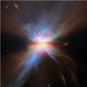 Webb zooms in on a dusty disc ESA/Webb, NASA & CSA, M. Villenave et al.  &copy;